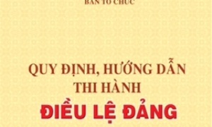 Xuất bản sách Quy định, hướng dẫn thi hành Điều lệ Đảng